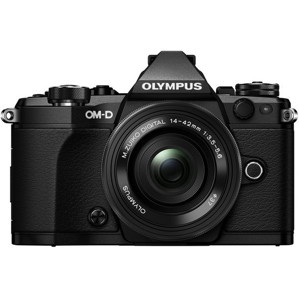 Цифровая системная фотокамера OLYMPUS E-M5 Mark II Pancake Zoom 14-42 Kit Black/Black